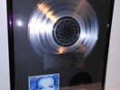 Britney Spears in The Zone platin Schallplatte goldene