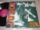 Judge / Bringin' It Down LP wrap PURPLE LABEL POSTER CRO-MAGS NYHC F/SHIPPING M
