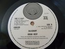 URIAH HEEP. SALISBURY.EARLIEST UK PRESSING.LARGE SWIRL,1Y1 420 / 2Y1 MATRIX.PROG