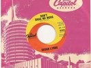 SUSAN LYNNE Don't Drag No More / In His Car Capitol hot rod surf 45 w/ sleeve