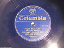 Williams' Jug Band-High Society/The Shim Sham Shimmy Dance-Columbia Royal Blue