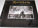 RAINBOW Finyl Vinyl LP Graham Bonnet Turner Rondinelli Glover Deep Purple SIGNED
