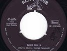 Jim Reeves - Four walls / RCA 47-6874 US Army G.I.Pressung