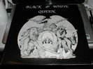 QUEEN BLACK AND WHITE QUEEN. SPLATTERED COLOURED VINYL LP.