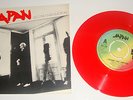 JAPAN - SECOND THAT EMOTION - RARE UK RED VINYL 45 IN CARD P/S - DAVID SYLVIAN