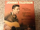 JOHNNY TILLOTSON 45 rpm record DREAMY EYES AUTOGRAPHED
