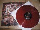 VINYLE 33T - THE BEATLES-REVOLUTION-LP ROUGE/NOIR-ISRAEL-M-