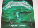 METALLICA Ride The Lightning RARE FRENCH PRESS Lp Original BERNETT RECORDS 1984