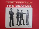BEATLES PICTURE SLEEVE 45 She Loves You SWAN 4152 original GREAT COPY Clean