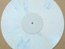 AC/DC Thunderstruck UK one-off white label marbled white vinyl test press B8907