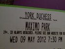 2x tickets for Maximo Park - The Duchess York