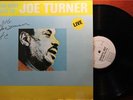 BIG JOE TURNER SIGNED Very Best of LIVE AUTOGRAPHED Vinyl LP Quicksilver Blues