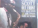 CLIFFORD SCOTT - OUT FRONT PACIFIC JAZZ ST 66 BLUE VINYL