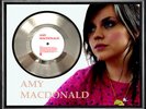 AMY MACDONALD - L.A - FRAMED 'SILVER' 45rpm  RECORD