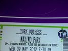 2 x Maximo Park tickets - The Duchess York