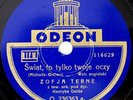 Sofja Terne 78 RPM on Odeon (Polish Tango) Hear it