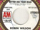 NORTHERN SOUL ROBIN WILSON BETTER USE YOUR HEAD / BITTER HONEY PROMO 45 hear