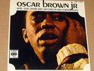 OSCAR BROWN Jr EP Work song Humdrum Blues Rare Swedish 1960 Jazz Blues