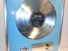 Johnny Hallyday La Terre Promise platin Schallplatte goldene