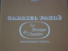 FAURE chamber music / TORTELIER - NAVARRA - HUBEAU  / ERATO