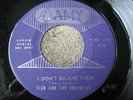 Tico & The Truimphs 'I Don't Believe'/Motorcycle 45