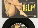 FAUSTO LEALI SHA LA LA - TOWN SPARROWS HELP DISCO POP 45 GIRI RIVISTA ALLEGATA