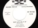 R&B JUMP JIVE on X - LOUIS JORDAN--HEAR BOTH--1955 PROMO