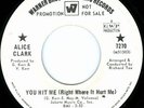 ALICE CLARK You Hit Me RARE NORTHERN SOUL PROMO 45 VG++/VG