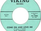 THE VIKINGS Garage/psych/pop & rock COME ON AND LOVE ME Viking Records 45 #1000
