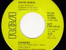 David Bowie - Changes b/w Andy Warhol / USA 