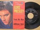 Elvis presley 45 italy Jailhouse rock / Treat me nice