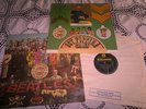 BEATLES SGT. PEPPERS LONELY HEART CLUB LP (PMC 7027) 1967 + CUT-OUT (1st PRESS)
