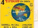 JOHNNY HALLYDAY SERRE LA MAIN D'UN FOU 45 T 4 TITULOS EN ORBITA SPAIN ESPAGNE