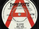 RARE THE SMALL FACES MOD GODS IMMEDIATE UK PS DEMO TIN SOLDIER EX EX 1967