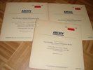 BACH Pianosuites RALPH KIRKPATRICK DGG Archiv 3 LPs Stereo