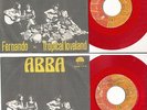 ABBA 45 TOURS MALGACHE MADAGASCAR *** RED VINYLE VINYLE ROUGE***  FERNANDO