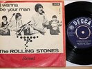 Rolling Stones I Wanna Be Your Man TOP RARE Denmark Danish p/s 45 2nd single