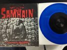 Samhain - A bucket of blood Blue with black labels of 300 misfits danzig