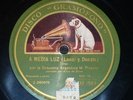 TANGO 78 rpm RECORD Gramofono ORQUESTA ARGENTINA MANUEL PIZARRO A media luz RARE