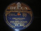 RARE FRENCH JAZZ 78 RPM DECCA DANY KANE .BERNARD PEIFFER . BOUCHETY ornithology