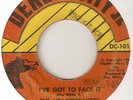 NORTHERN SOUL HEARTBREAKERS IVE GOT TO FACE IT DERBY CITY  45 hear