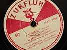 HARP RARITY  PRIVATE 78rpm MONTEVERDI ZURFLUH 10