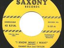R&B - DANNY (Run Joe) TAYLOR on SAXONY - 