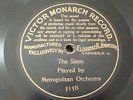78 Record VICTOR MONARCH The Siren  Pre Dog no 3158 Metropolitan Orchestra