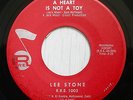 LEE STONE A Heart Is Not a Toy/Black Night RARE NORTHERN SOUL popcorn orig?HEAR