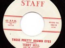 DOOWOP TEEN  + ROCKER on STAFF--TERRY HULL & STARFIRES---HEAR BOTH -1959