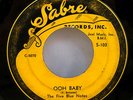 45 THE FIVE BLUE NOTES, OHH BABY, MY GAL IS GONE S-103 VINYL