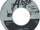 Rare Rockabilly 45 Ray Stanley I Can't Wait On Argo Hear