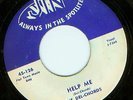 THE DEL CHORDS - HELP ME (JIN 126) BUBBLES IN WAX NICE