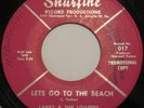 LARRY & THE LOAFERS Let's Go To The Beach GARAGE SURF PROMO SHURFINE HEAR